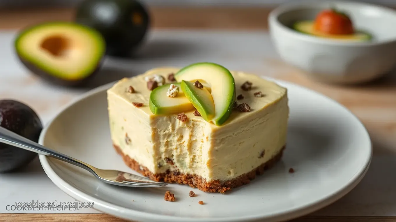 Avocado Protein Cheesecake