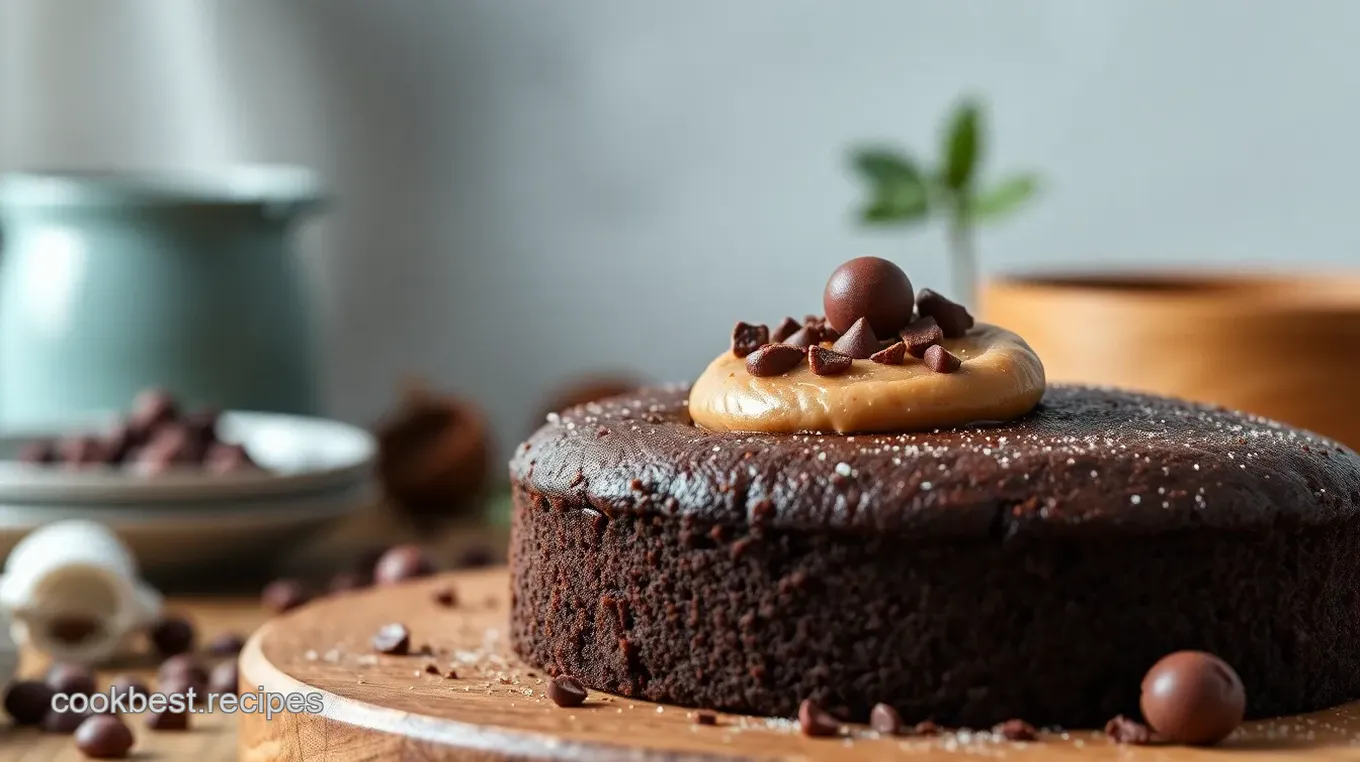 Decadent Chocolate Cake with Rich Chocolate Ganache Filling