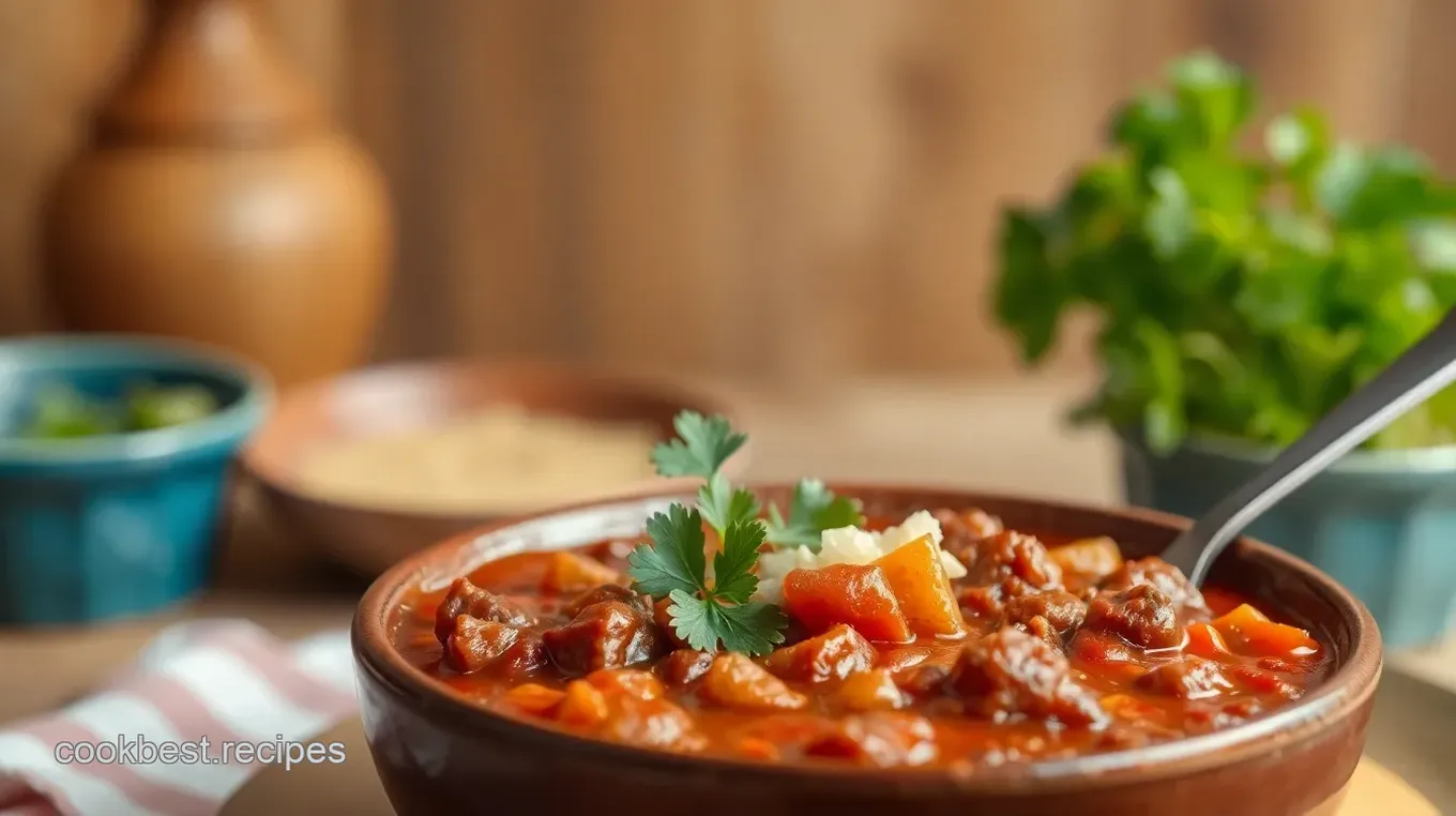 30-Minute Hearty Beef Chili