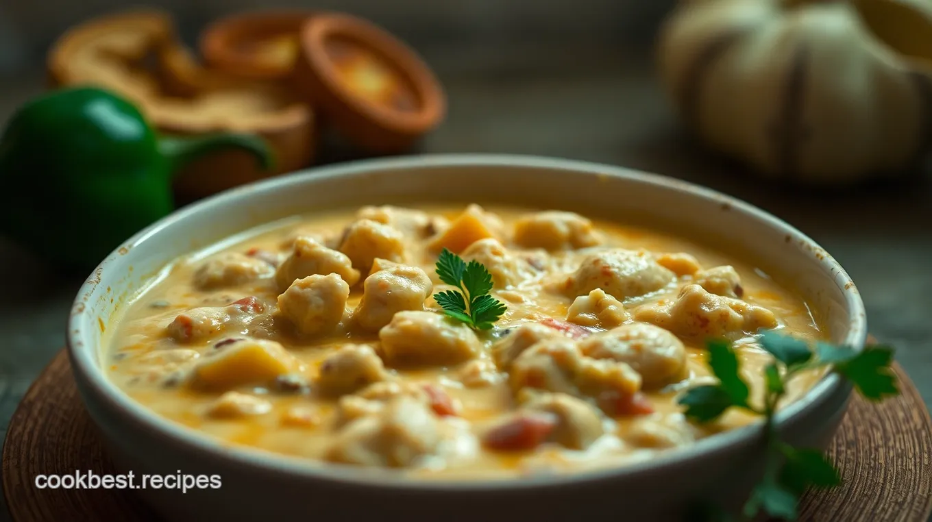 Creamy White Chicken Chili Delight