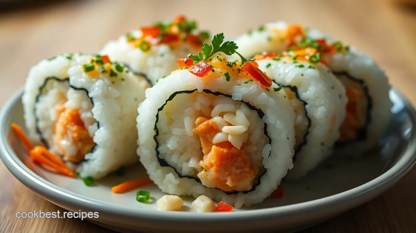 Crispy Crab Tempura Roll with Avocado and Cucumber