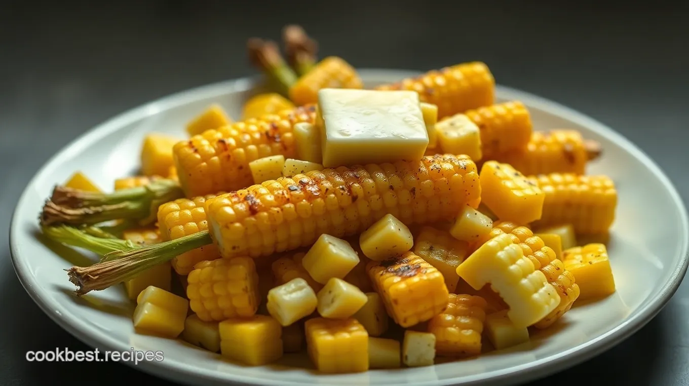 Grilled Corn Stalks with Honey-Butter Corn