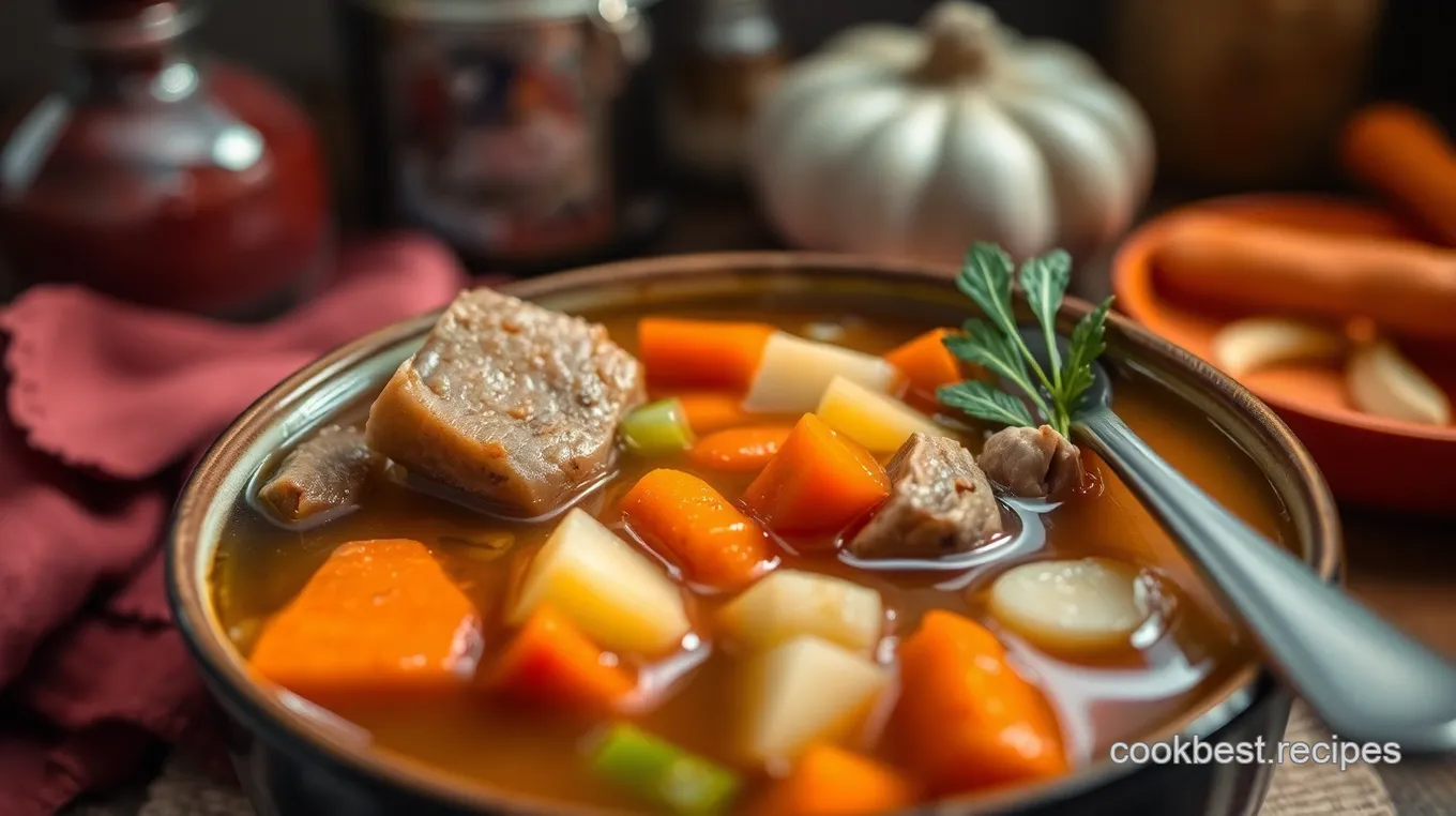 Hearty Soup Bone Broth Recipe