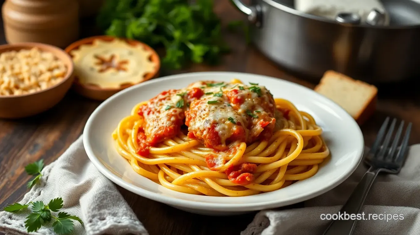 One-Pot Chicken Parmesan Pasta