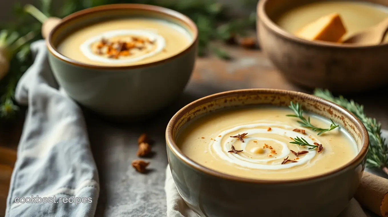 Creamy Roasted Parsnip Soup