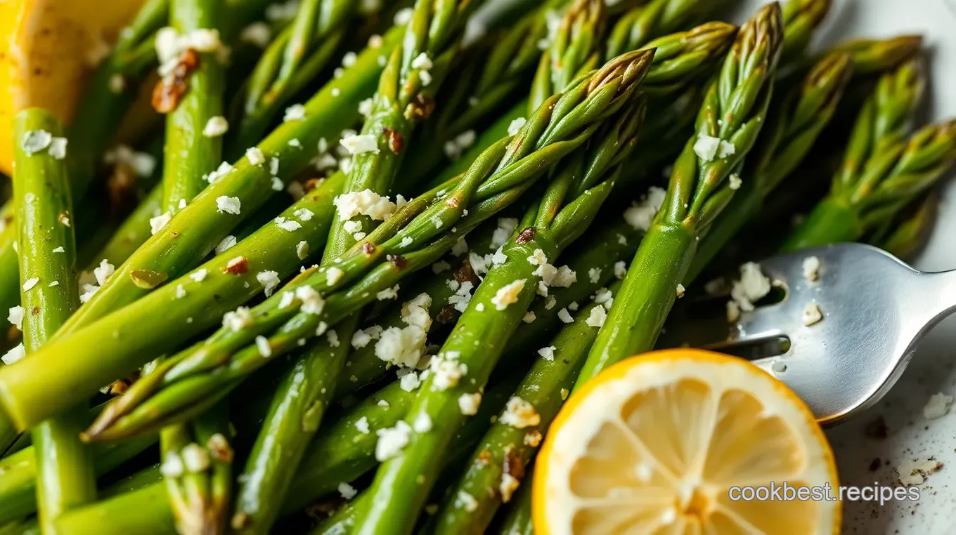 Garlic Herb Butter Sautéed Asparagus with Parmesan