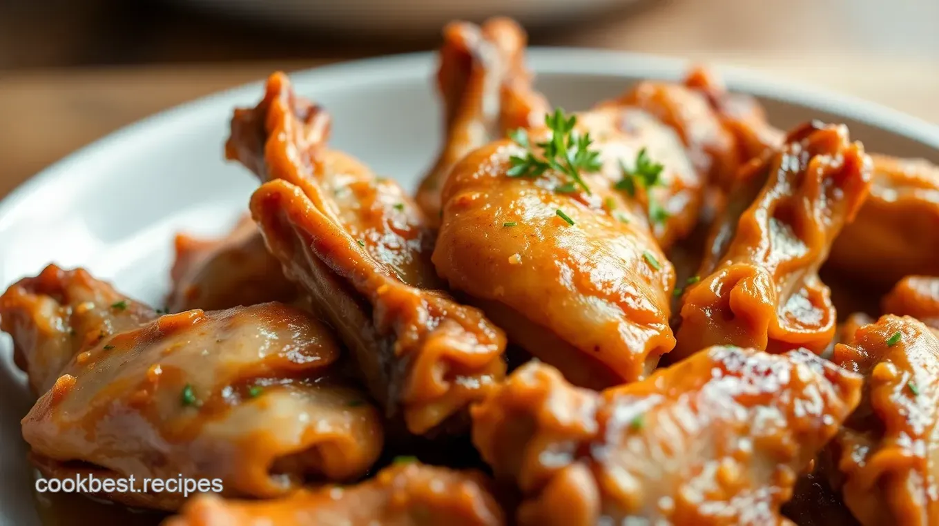 Slow Cooked Turkey Wings Recipe