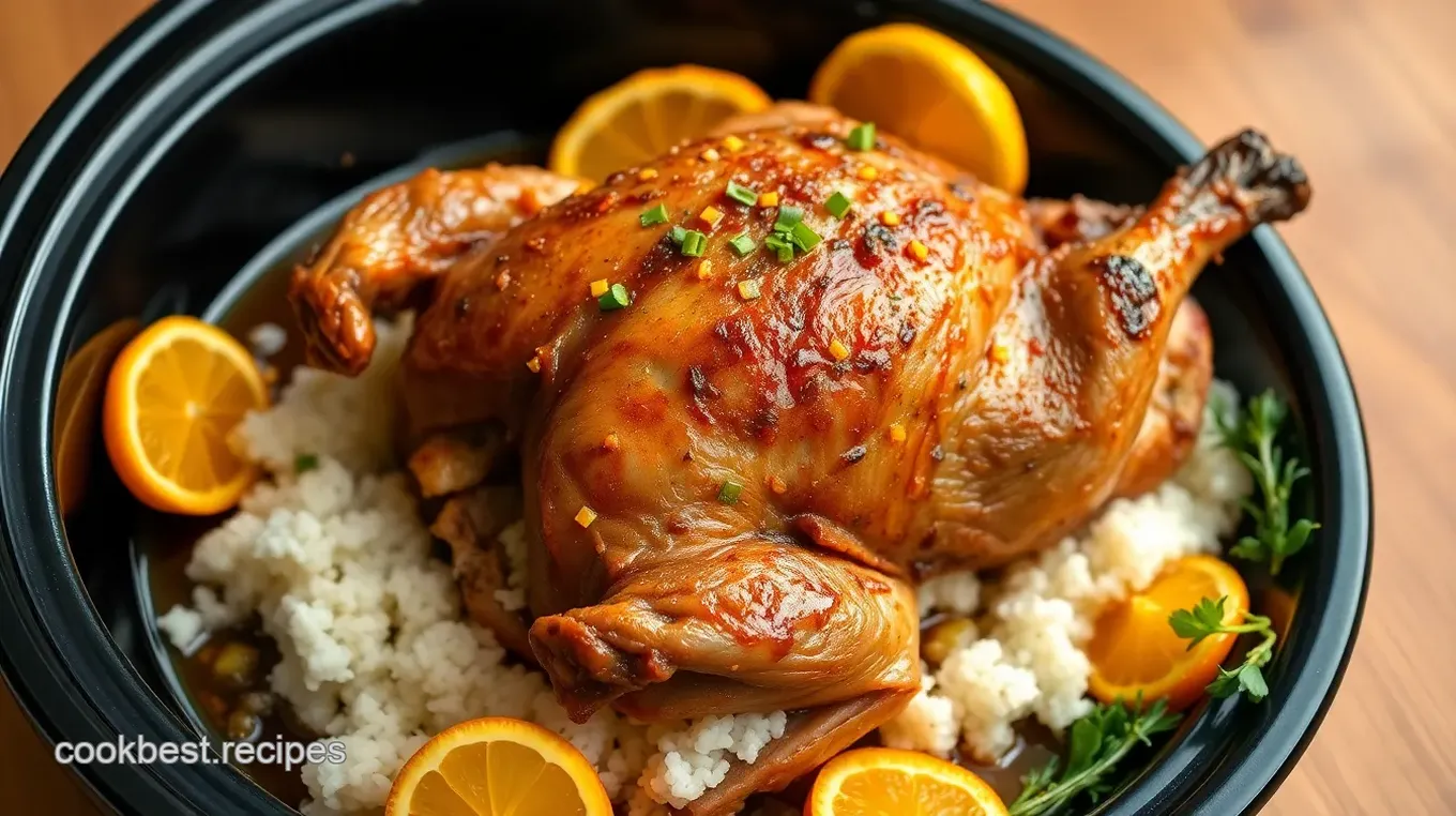 Slow Cooker Orange Glazed Duck