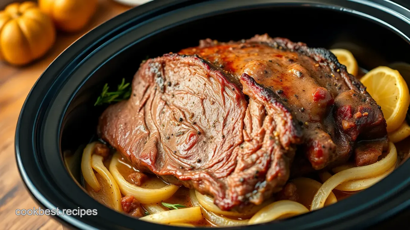 Slow Cooker Ribeye Roast