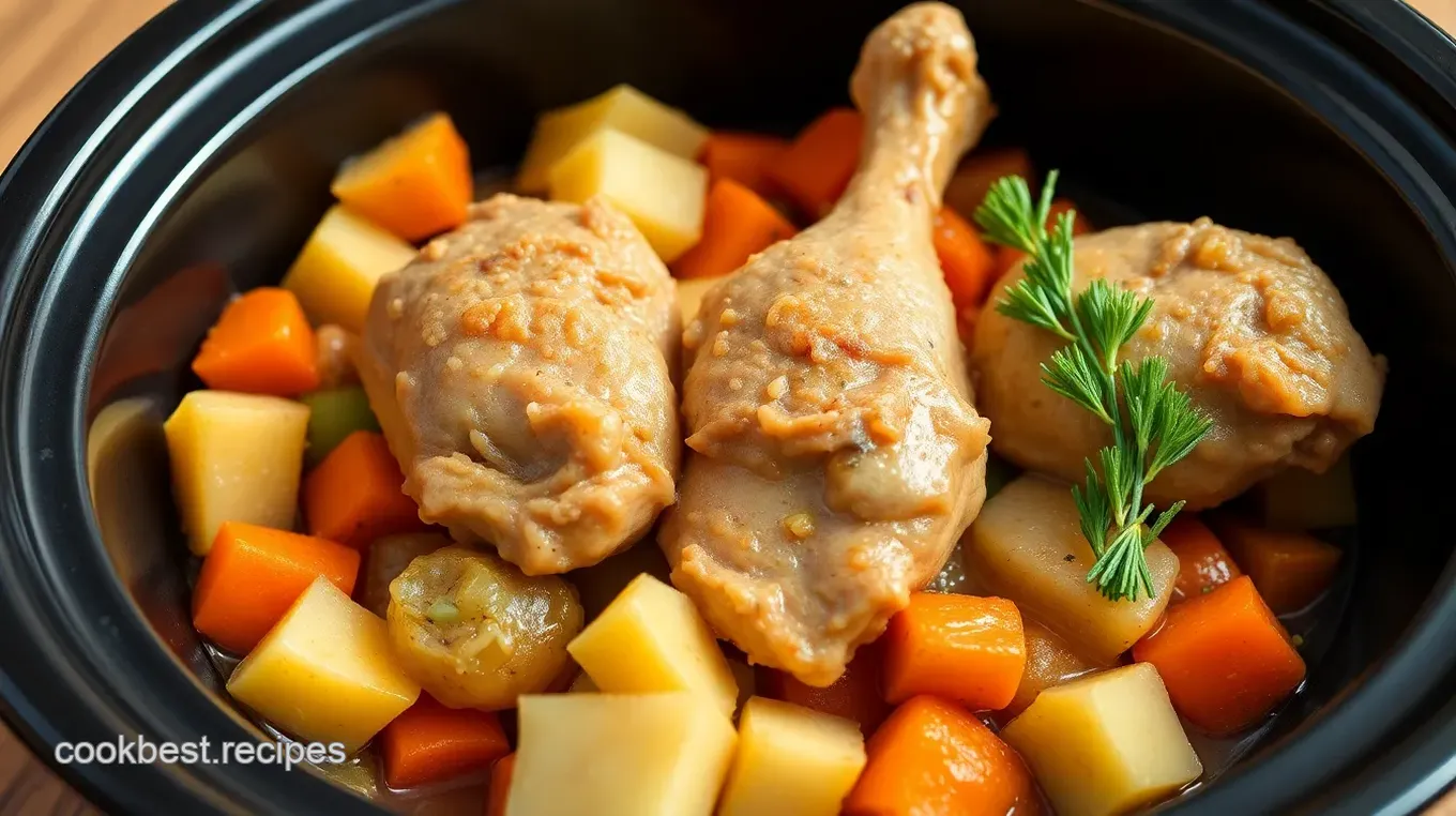 Slow Cooker Spiced Turkey Neck Stew