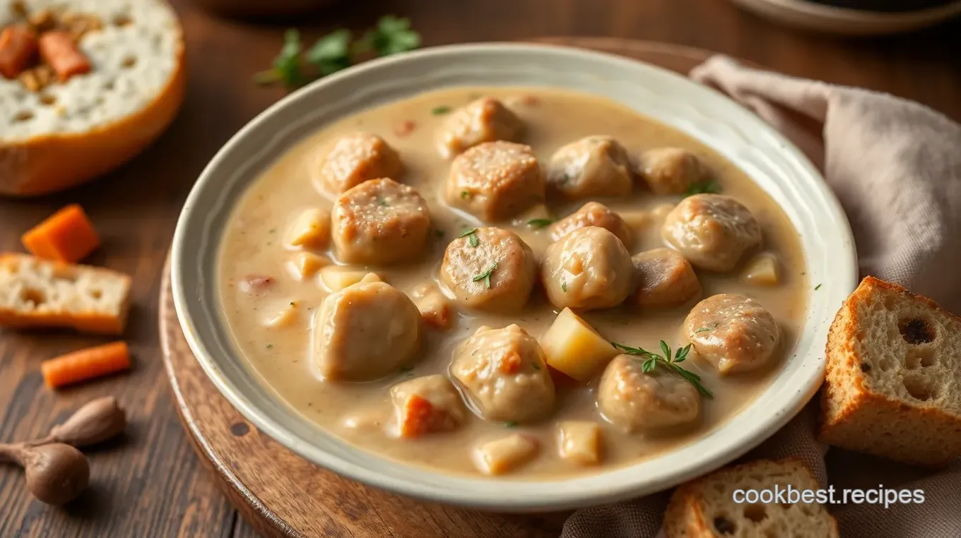 Stove Top Turkey Sausage Creamy Stew