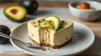 Bake Avocado Protein Cheesecake Delight recipe card