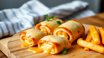 Easy Cheesy Chicken Rolls: Bake in 45 Minutes for Comfort Joy! recipe card