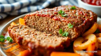 Bake Juicy Beef Meatloaf in 75 Minutes recipe card