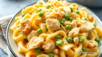 Bake Tuna Noodle Comfort in 45 Minutes recipe card