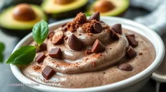 Blend Creamy Avocado for Decadent Dessert recipe card