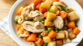 Delicious Slow Cooker Wild Turkey Comfort Food recipe card