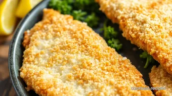 Fried Mahi Mahi with Crispy Panko Coating recipe card