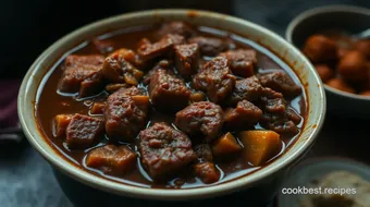 How to Create My Grandmother's Hearty Slow Cooker Beef Stew recipe card