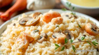 Luxurious Lobster Mushroom Risotto in 45 Min recipe card