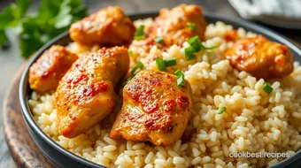 Quick Chicken and Rice Delight in 30 Minutes recipe card