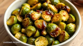 Roasted Brussels Sprouts with Sweet Glaze recipe card