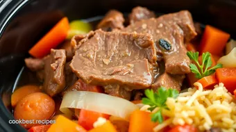 Slow Cooker Beef Tongue Comforting Delight recipe card