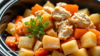 Slow Cooker Wild Turkey Comforting Delight recipe card