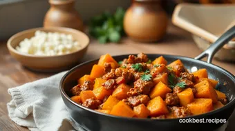 My Ultimate Stove Top Chorizo Skillet with Sweet Potatoes: A Comforting One-Pan Dinner recipe card