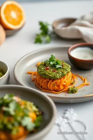 Air Fry Carrot Top Pesto: Dairy-Free Delight presentation