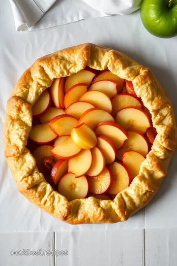 Apple Apple Pear Galette presentation