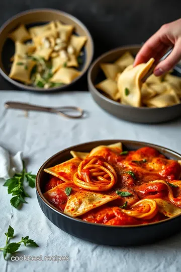 Bake Cheese Ravioli with Creamy Twist steps