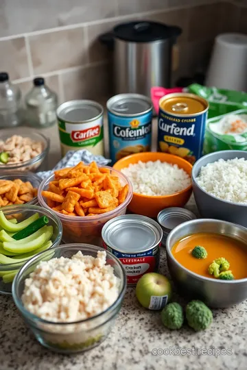 Comforting Cheesy Chicken and Broccoli Bake ingredients