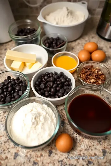 Decadent Chocolate Lava Cake ingredients