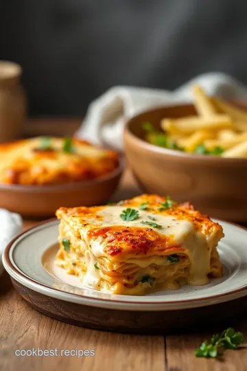 Bake Crack Chicken Lasagna Creamy Delight steps