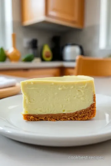 Bake Creamy Avocado Protein Cheesecake steps