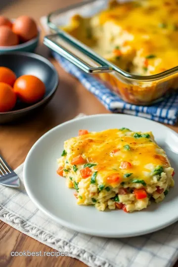 Savory Bake Egg Casserole: Your Go-To Easy Brunch Delight presentation