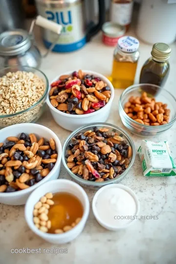 Hiking Trail Mix Recipe ingredients