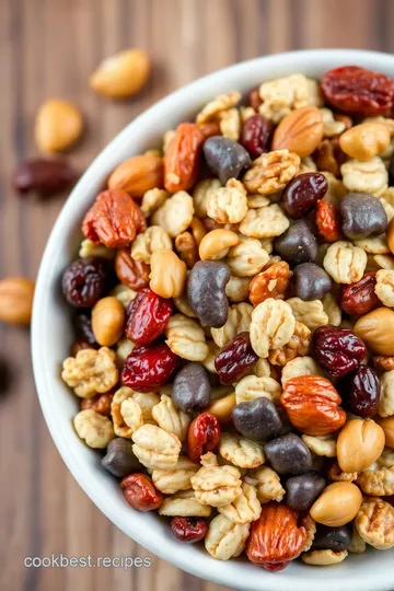 Hiking Trail Mix Recipe presentation