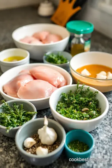 Savory Herb-Crusted Chicken Thighs ingredients