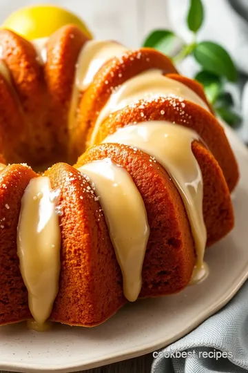 Best Lemon Bundt Cake presentation