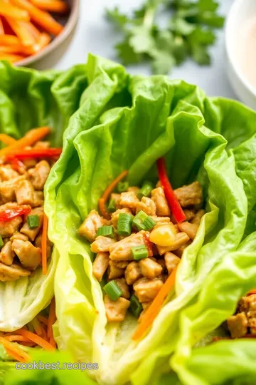 Bib Lettuce: Easy Hoisin Chicken Wraps for a Delicious Meal! presentation