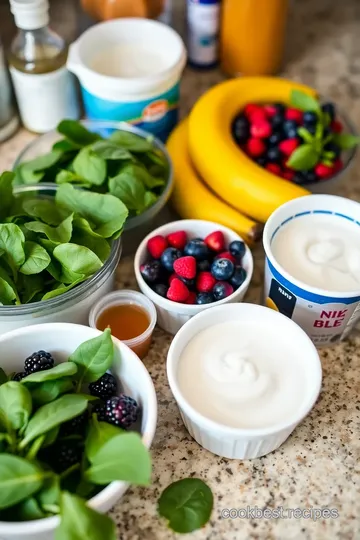 Energizing Berry Banana Dance Smoothie ingredients