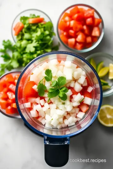 Blend Fresh Salsa with Zesty Flavor ingredients