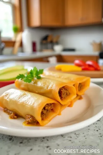 Cheeseburger Egg Rolls steps