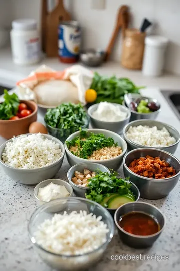 Vegan Coconut Curry Rice ingredients