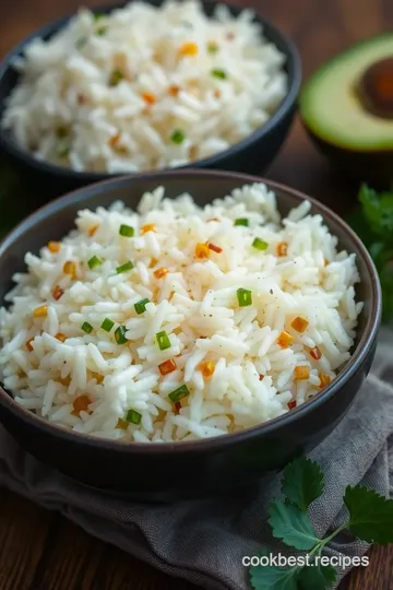 Vegan Coconut Curry Rice presentation