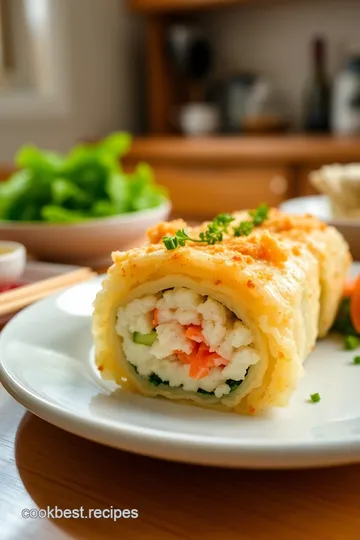 Crispy Crab Tempura Roll with Avocado and Cucumber steps