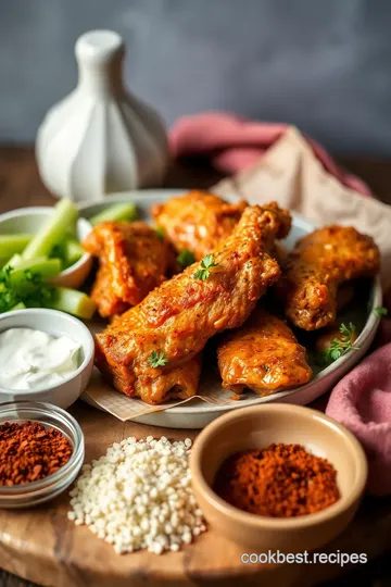 Crispy Oven-Baked Wings with Savory Rub ingredients