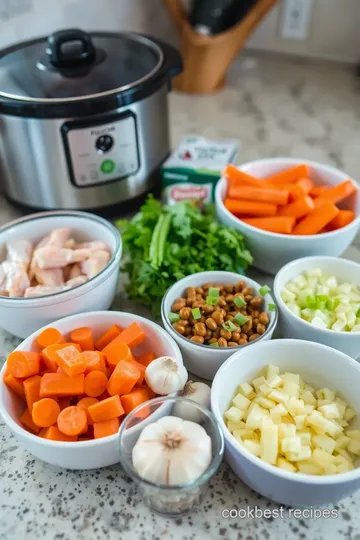 Delicious Slow Cooker Chicken Stew in 6 Hours ingredients